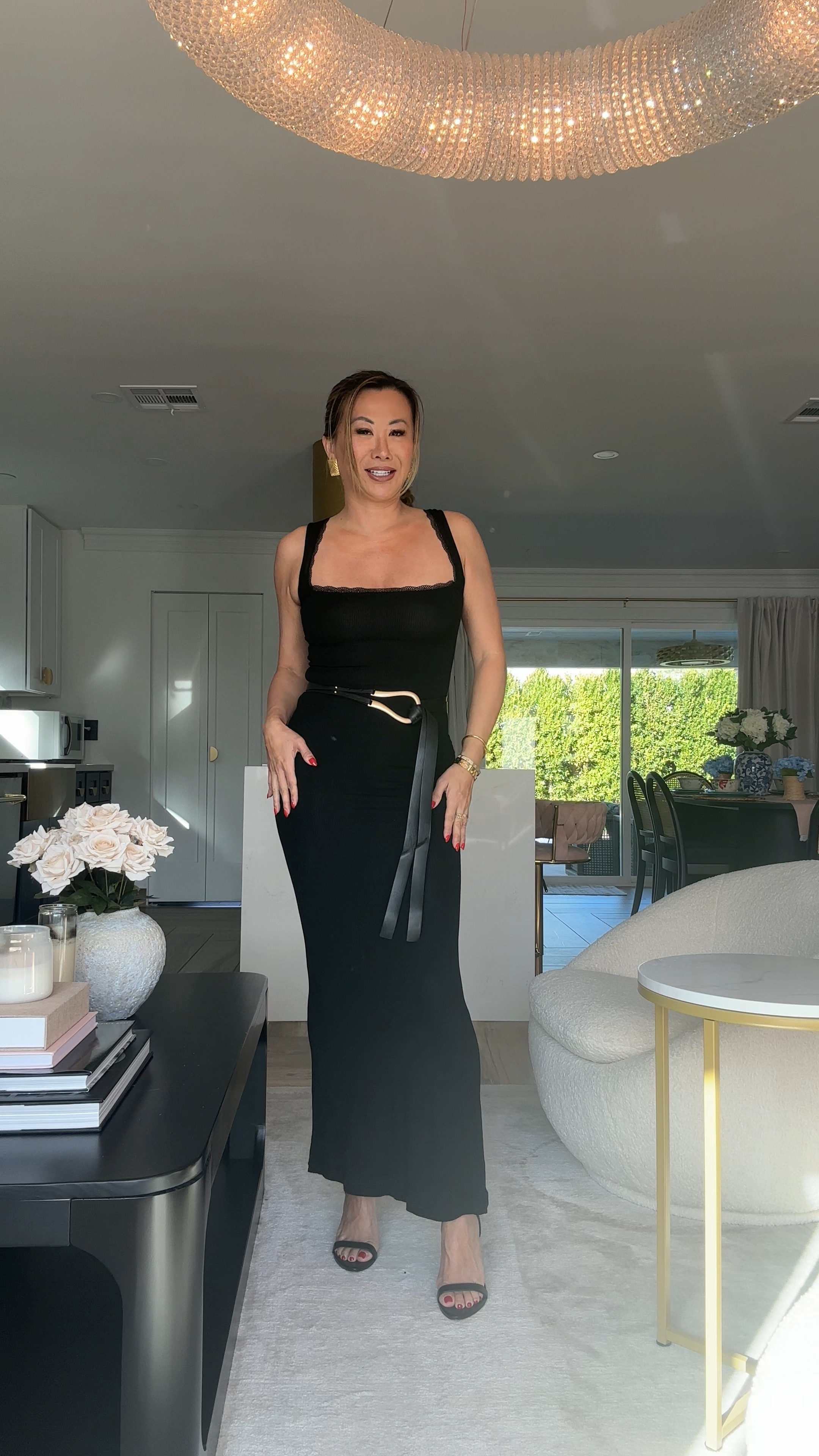 Pinterest Inspo to Amazon style, black maxi, bottega like belt, gold heel shoes. All from Amazon. Looks for less  

#LTKFindsUnder100 #LTKFindsUnder50 #LTKStyleTip