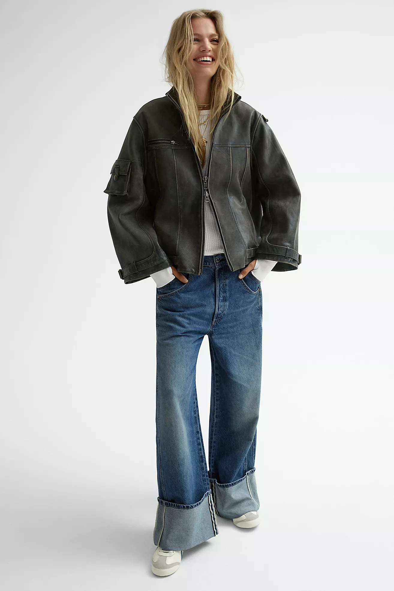 We The Free Final Countdown Cuffed Low-Rise Jeans | Free People (Global - UK&FR Excluded)