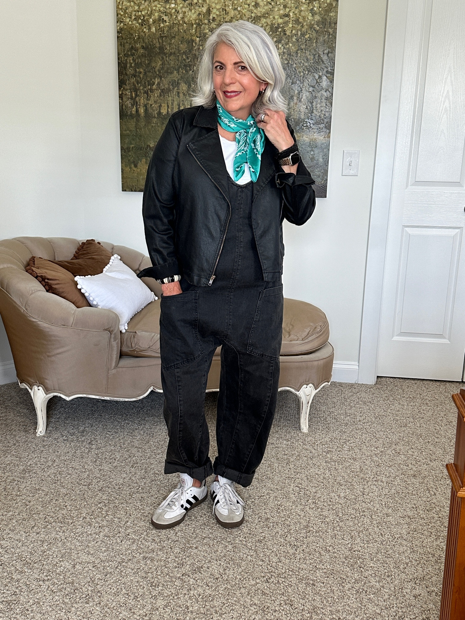 Trying out some fun #overalls ❓Thought they might be fun for spring but I'm still deciding!!   Have to say they are quite comfy!! 





#LTKfindsunder100 #LTKsalealert #LTKstyletip