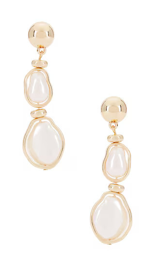 8 Other Reasons Baroque Dangle Earring in Metallic Gold. | Revolve Clothing (Global)
