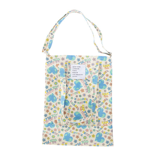 printed cotton canvas tote bag 17in x 13in | Five Below