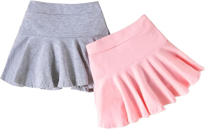 DIERAY Toddler Little Kid Baby Girl Girl Skorts Skirts for Girls Flared Plain Pleated Skater Skir... | Amazon (US)