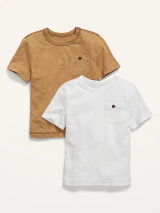 2-Pack Slub-Knit Pocket T-Shirt for Toddler Boys | Old Navy (US)