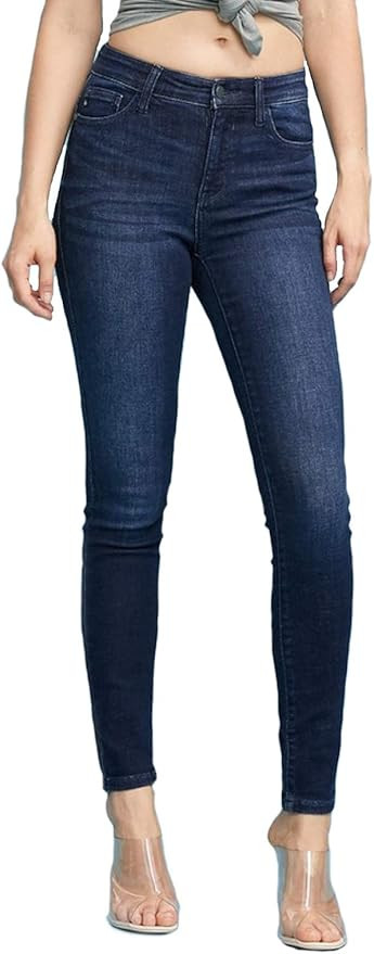 Judy Blue High Waist Skinny Jean Super Dark Wash 82132… | Amazon (US)