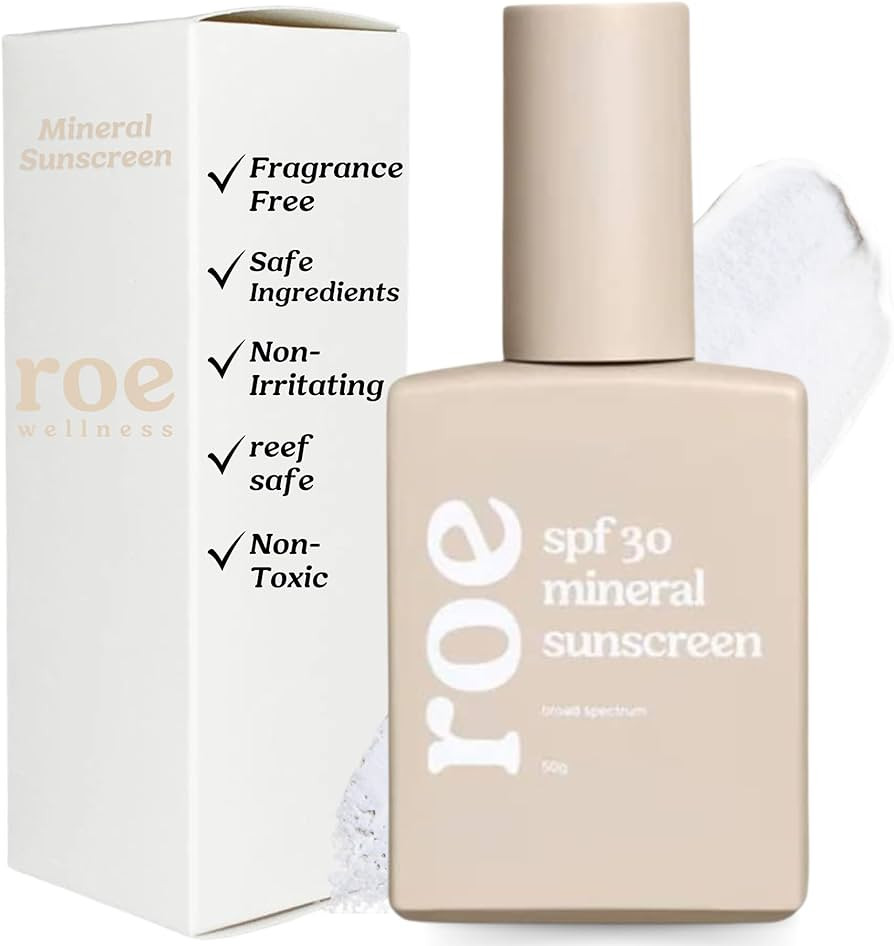 Roe Wellness- Baby Mineral Sunscreen SPF 30 | Non-Greasy, Reef Safe, Paraben-Free | Amazon (US)