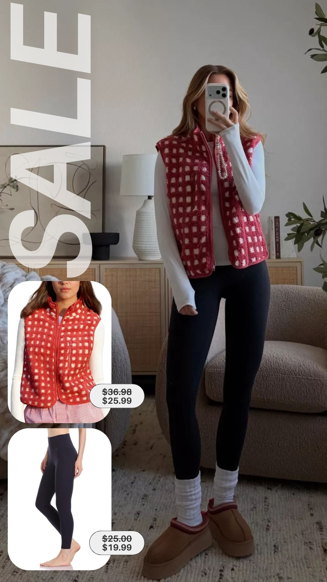 amazon casual outfit on sale 🤍  vest: small / long sleeve: small / leggings: small

new arrivals, sale alert, activewear,  athleisure, amazon fashion, michele jaliene 

 #LTKootd #LTKSeasonal #LTKSaleAlert