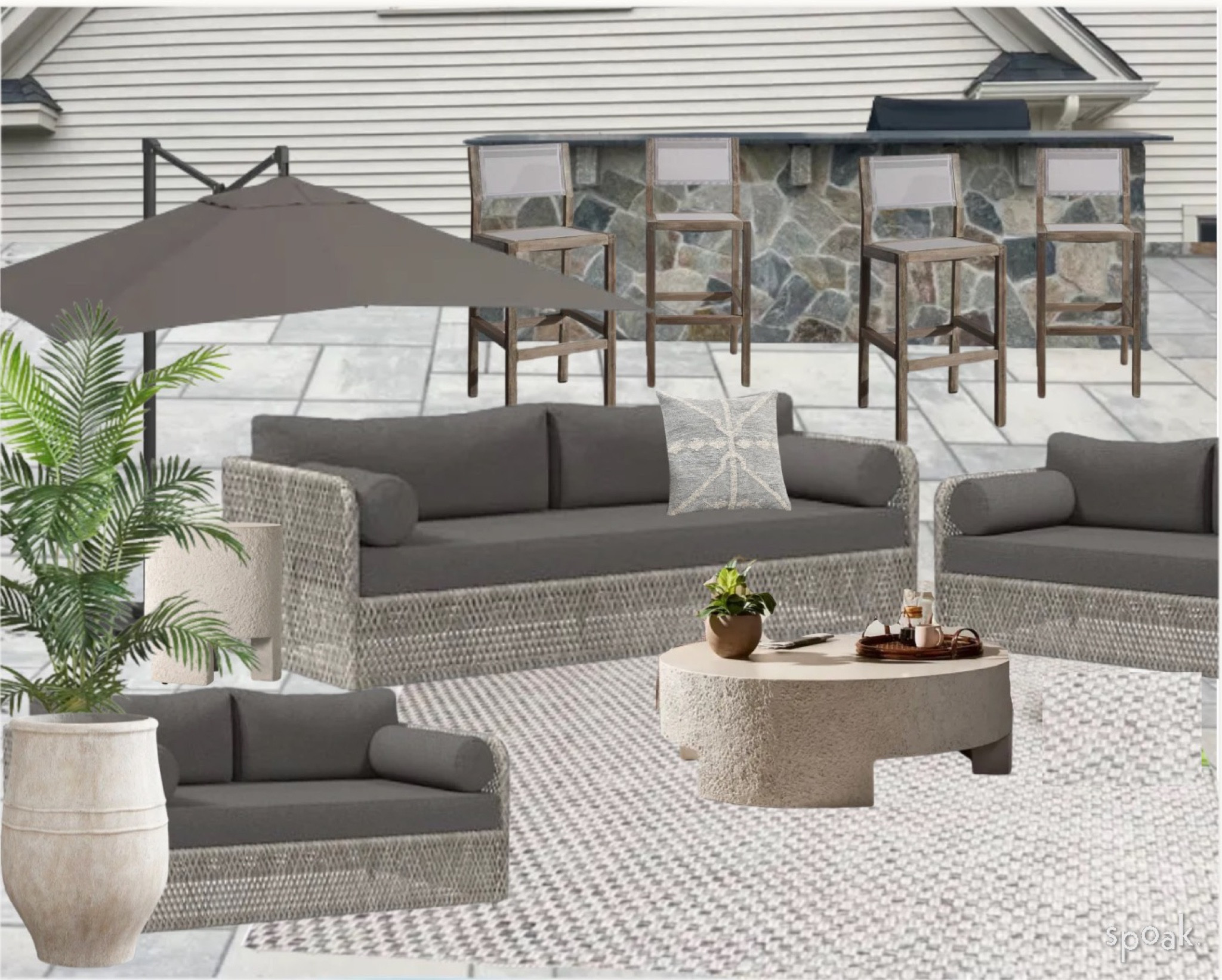 Patio goals!! West elm x pottery barn family and pet friendly outdoor patio! 

#LTKHome #LTKParties #LTKStyleTip