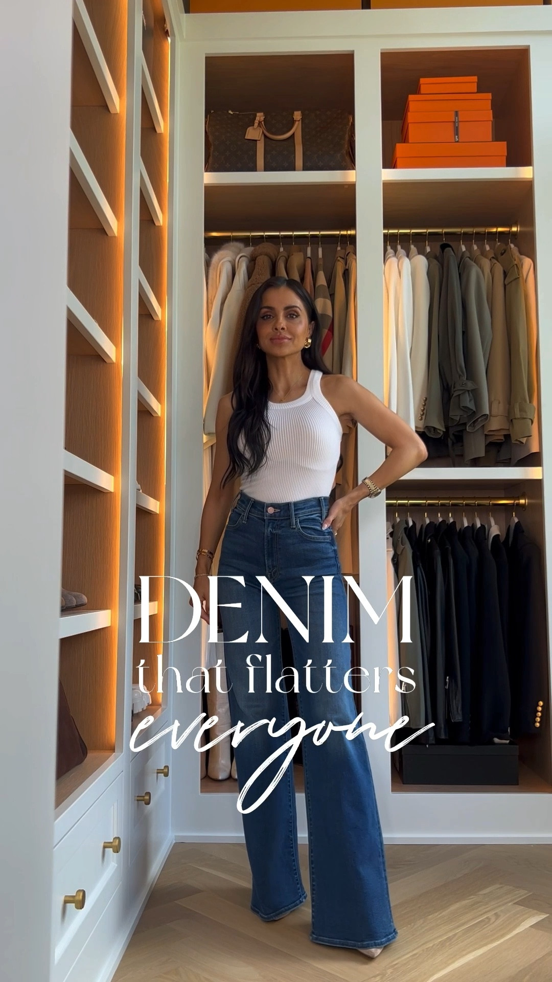 Denim that flatters everyone 
Mother denim wearing a 23 run TTS
Free People tank wearing an XS
Nordstrom Olive green crop trench wearing an XXS under $150!
