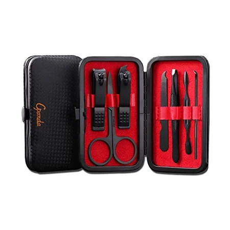 Cpanda Manicure Set, Pedicure Kit, Nail Clippers Set 1 Pack of 7 Pcs, Professional Grooming Kit, Nai | Walmart (US)