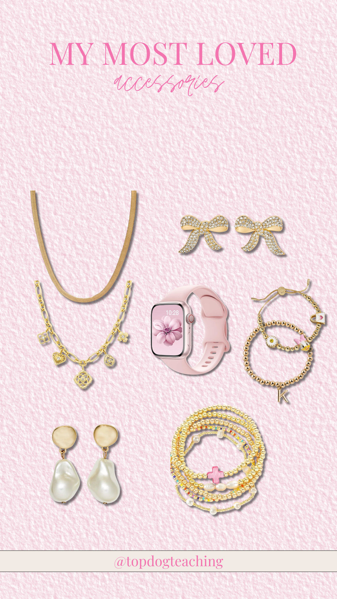 Accessories you love to shop (& the ones I wear on repeat!) These are great for stacking/layering and dressing up any outfit. 

gold jewelry, watch band, layered jewelry, bracelet stack 

 #LTKOver40 #LTKFindsUnder100 #LTKWorkwear