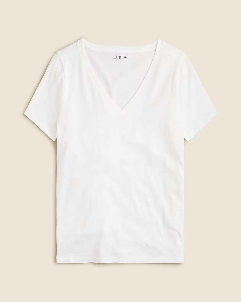 Vintage jersey classic-fit V-neck T-shirt | J. Crew US