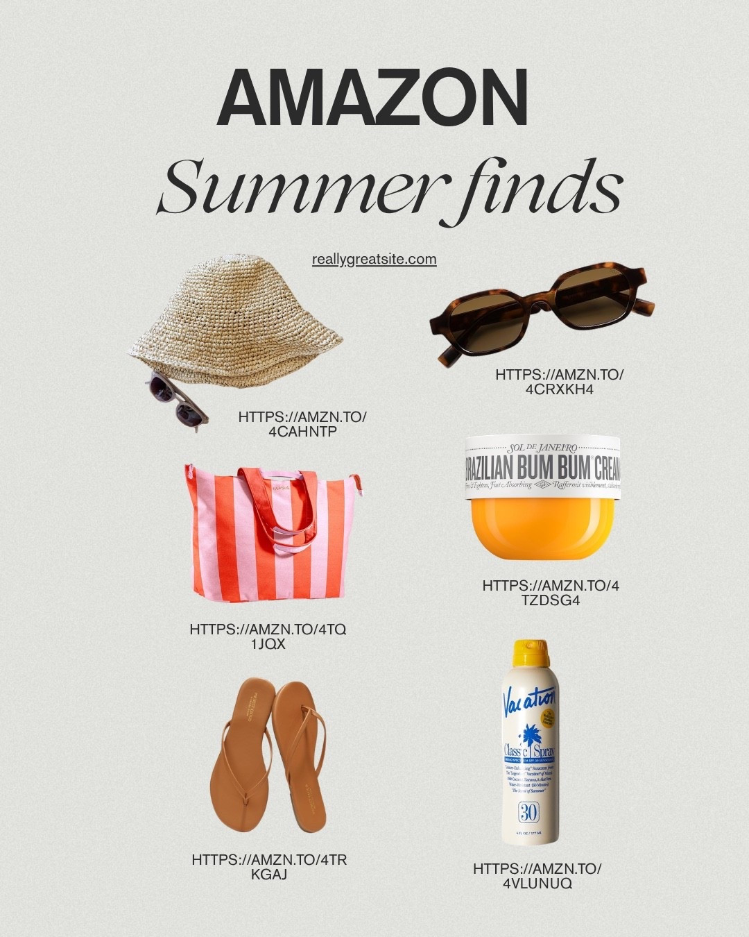 Amazon Summer Finds

#LTKselfcare #LTKmomlife #LTKSeasonal