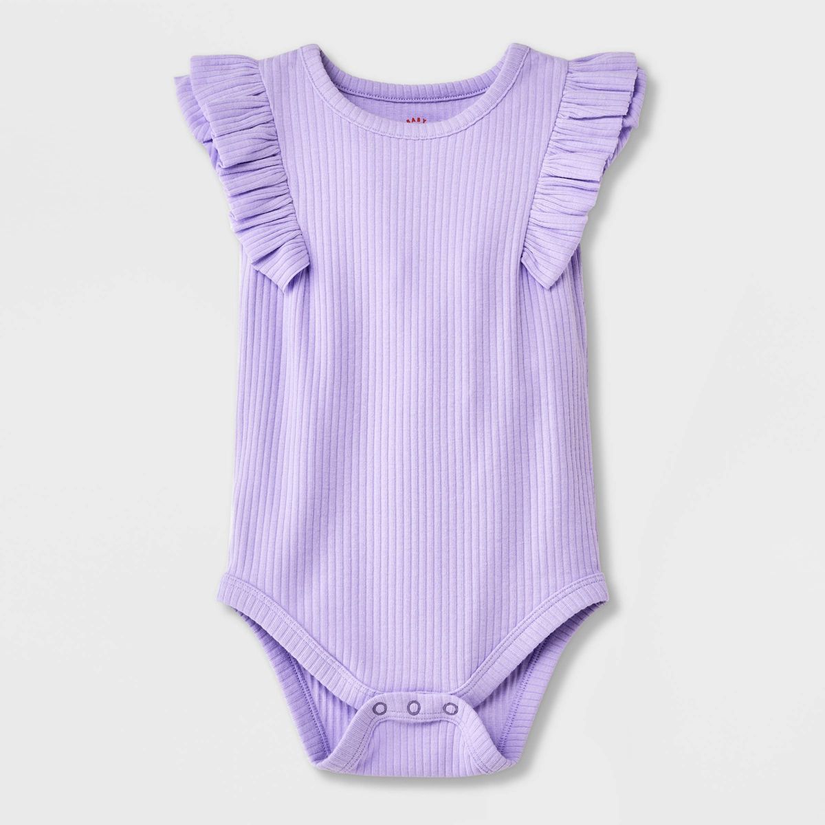 Baby Girls' Ruffle Bodysuit - Cat & Jack™ Purple Newborn | Target