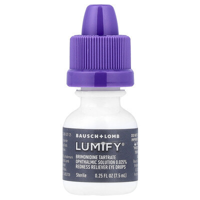 Lumify, Redness Reliever Eye Drops, Large, 0.25 fl oz (7.5 ml) | iHerb