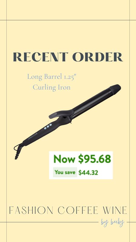 This deal was too good not to take advantage of! 🙌🏼✨ I have been wanting to upgrade my curling iron to the one my hairstylist use for years and my wedding was the perfect excuse! This is an extra long barrel curling iron so if you have long hair you will LOVE this! Normal retail is $140+

#LTKSaleAlert #LTKWedding #LTKBeauty