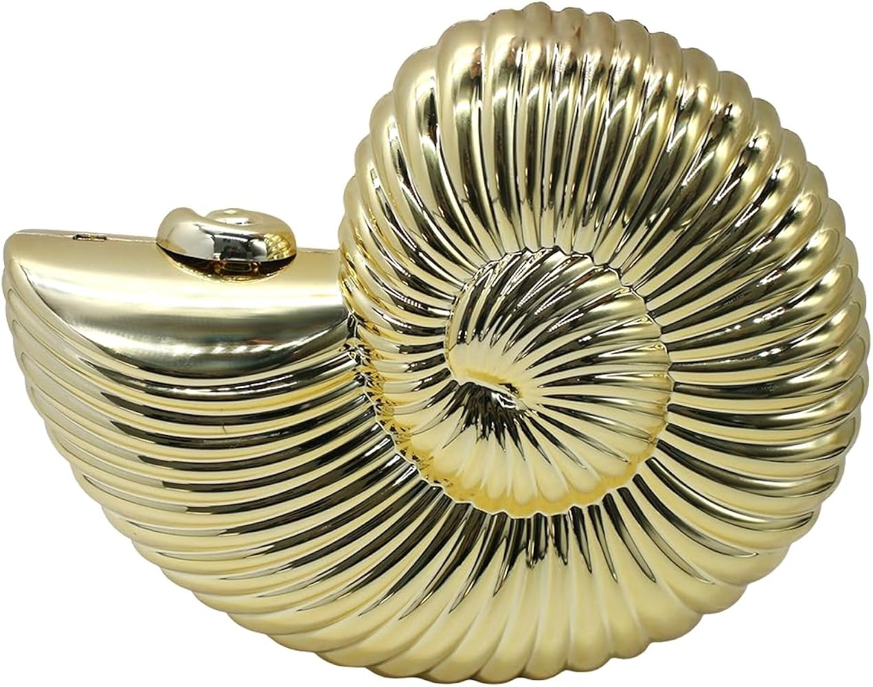 Women Sparkly Acrylic Clutch Unique Shape Metallic Handbag Fancy Evening Bags for Party Prom | Amazon (US)