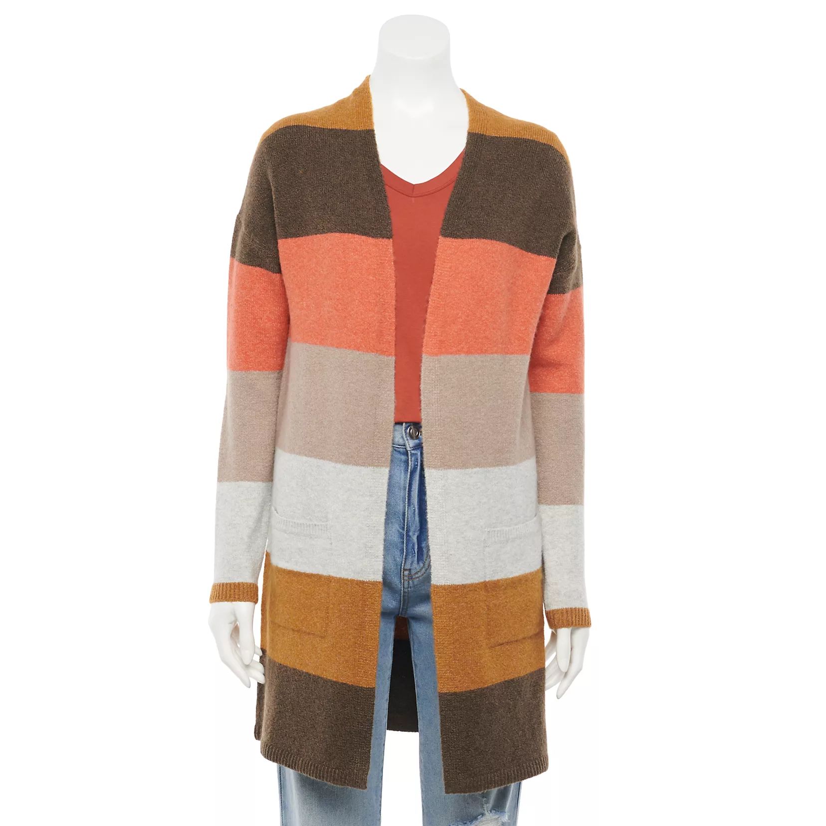 Juniors' SO® Long Sleeve Cardigan Sweater | Kohl's