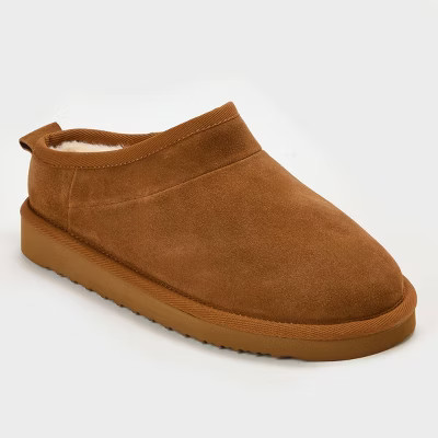 dluxe by dearfoams Women's Salma Slide Slippers - Chestnut | Target