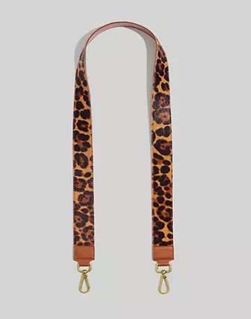 The Crossbody Bag Strap: Leopard Calf Hair Edition | Madewell