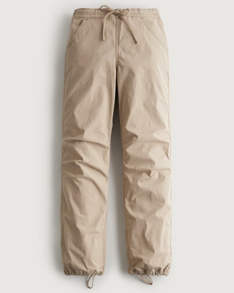 Women's Adjustable Rise Baggy Parachute Pants | Women's Bottoms | HollisterCo.com | Hollister (US)