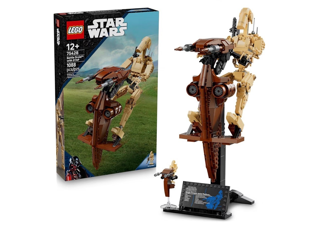 LEGO Star Wars: The Phantom Menace Battle Droid with STAP - Building & Learning Toy for Boys & Girls, Ages 12+ - Star Wars Toy & Model Kit - Gift for Christmas - 75428

#LTKKids #LTKGiftGuide