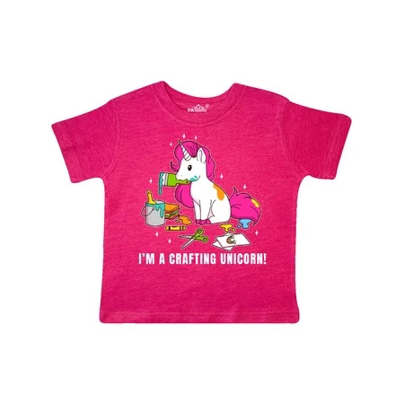 I'm a Crafting Unicorn Toddler T-Shirt | Walmart (US)