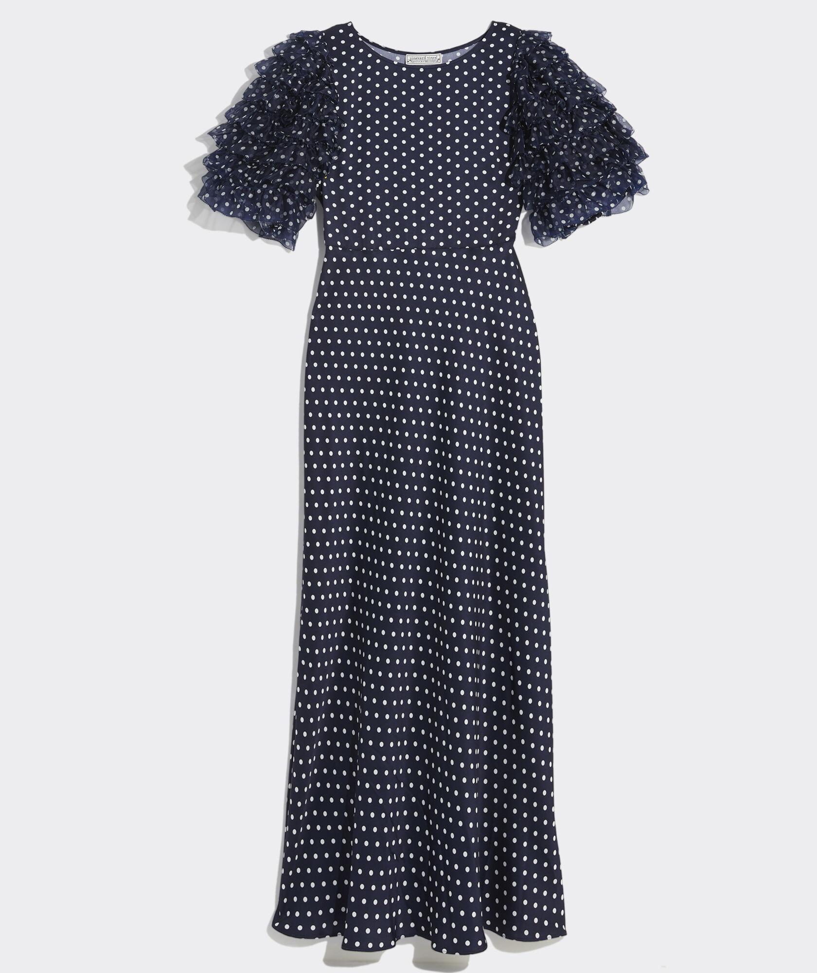 Kentucky Derby Ruffle-Sleeve Maxi Dress | vineyard vines