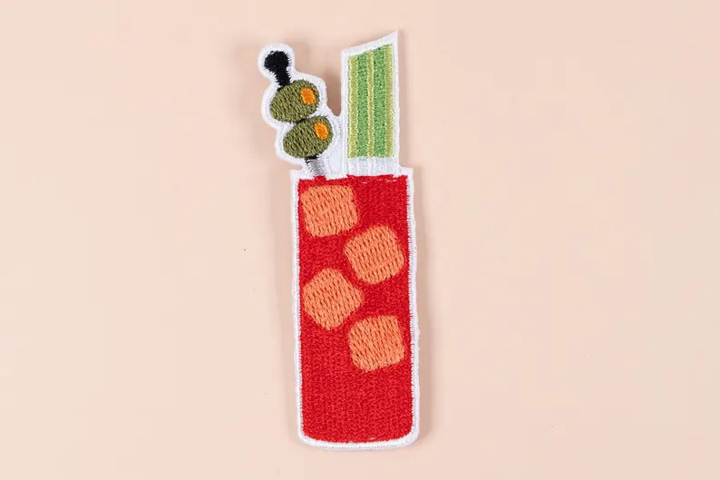 Bloody Mary Iron-on Patch Perfect for Jackets, Bags, Bar Lovers, Bar Hoppers, Summer, Bachelorett... | Etsy (US)