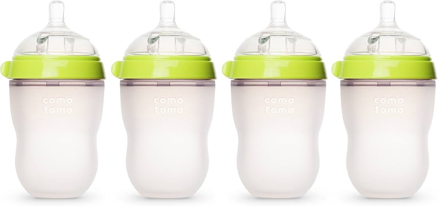 Comotomo Natural Feel Baby Bottle, 4 Pack | Amazon (US)