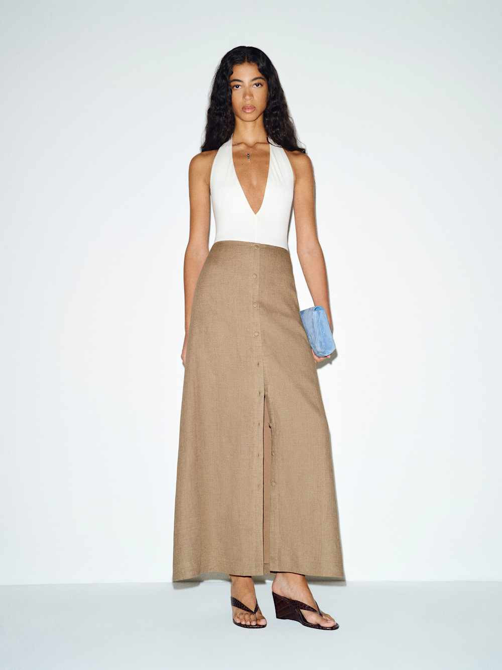Andi Linen Maxi Skirt | Reformation (Global)