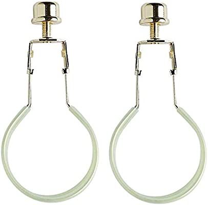 Clip On Lampshade Adapters - Includes Finials and Lampshade Levellers to Keep Lamp Shade in Place... | Amazon (US)