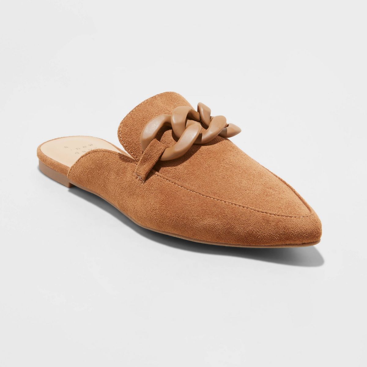 Women's Amber Slip-On Mule Flats - A New Day™ Cream 6 | Target