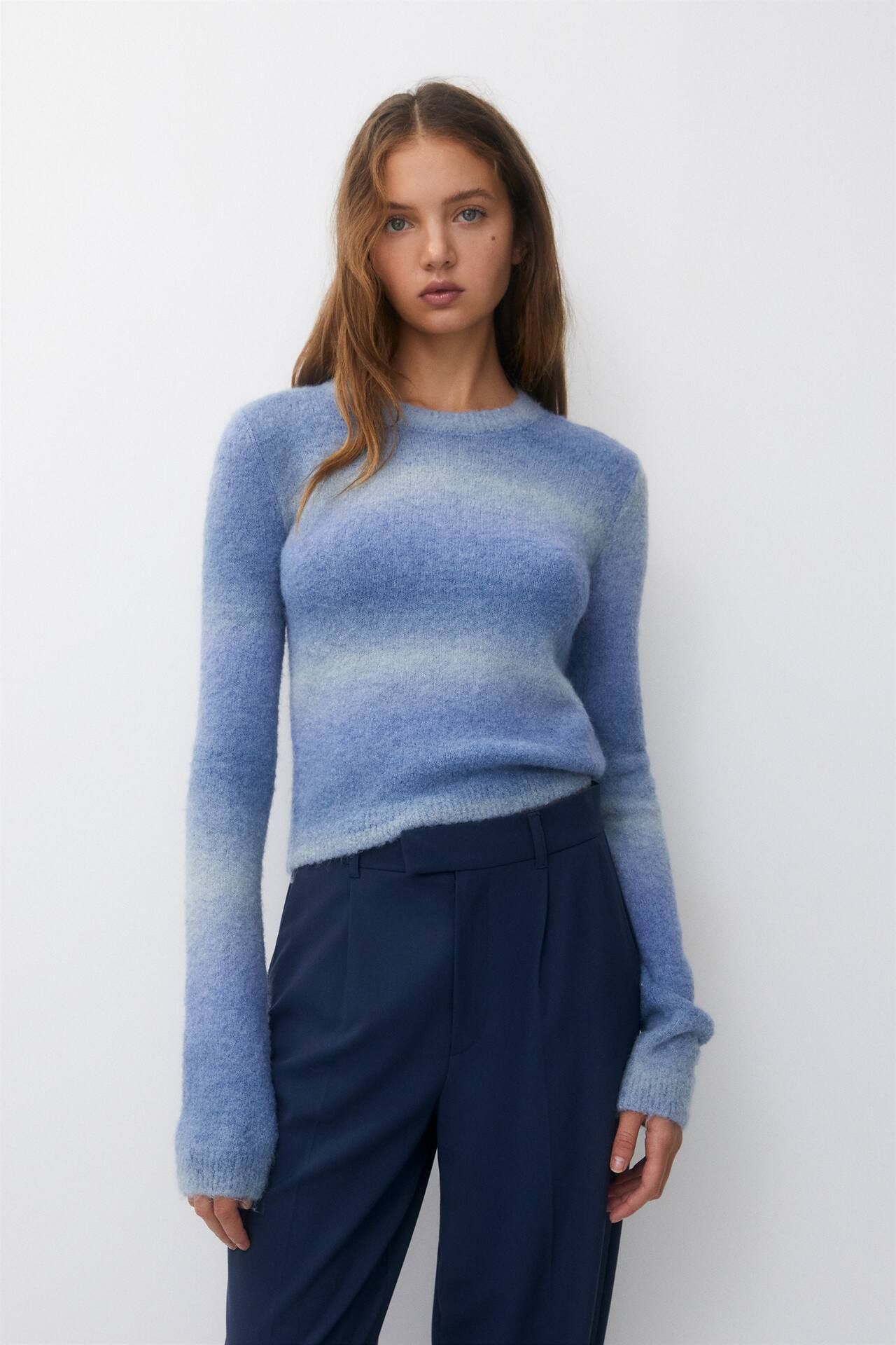 Ombré knit jumper | PULL and BEAR UK