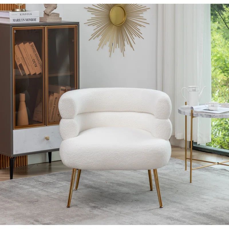 Demetrius30" W Upholstered Barrel Chair | Wayfair North America