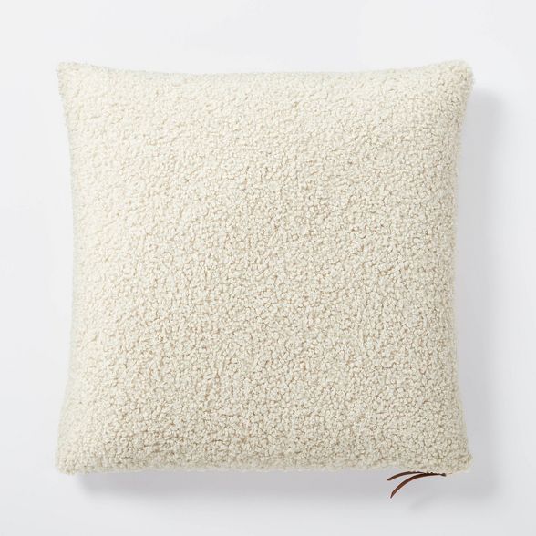 Boucle Throw Pillow with Exposed Zipper – Threshold™ designed with Studio McGee | Target