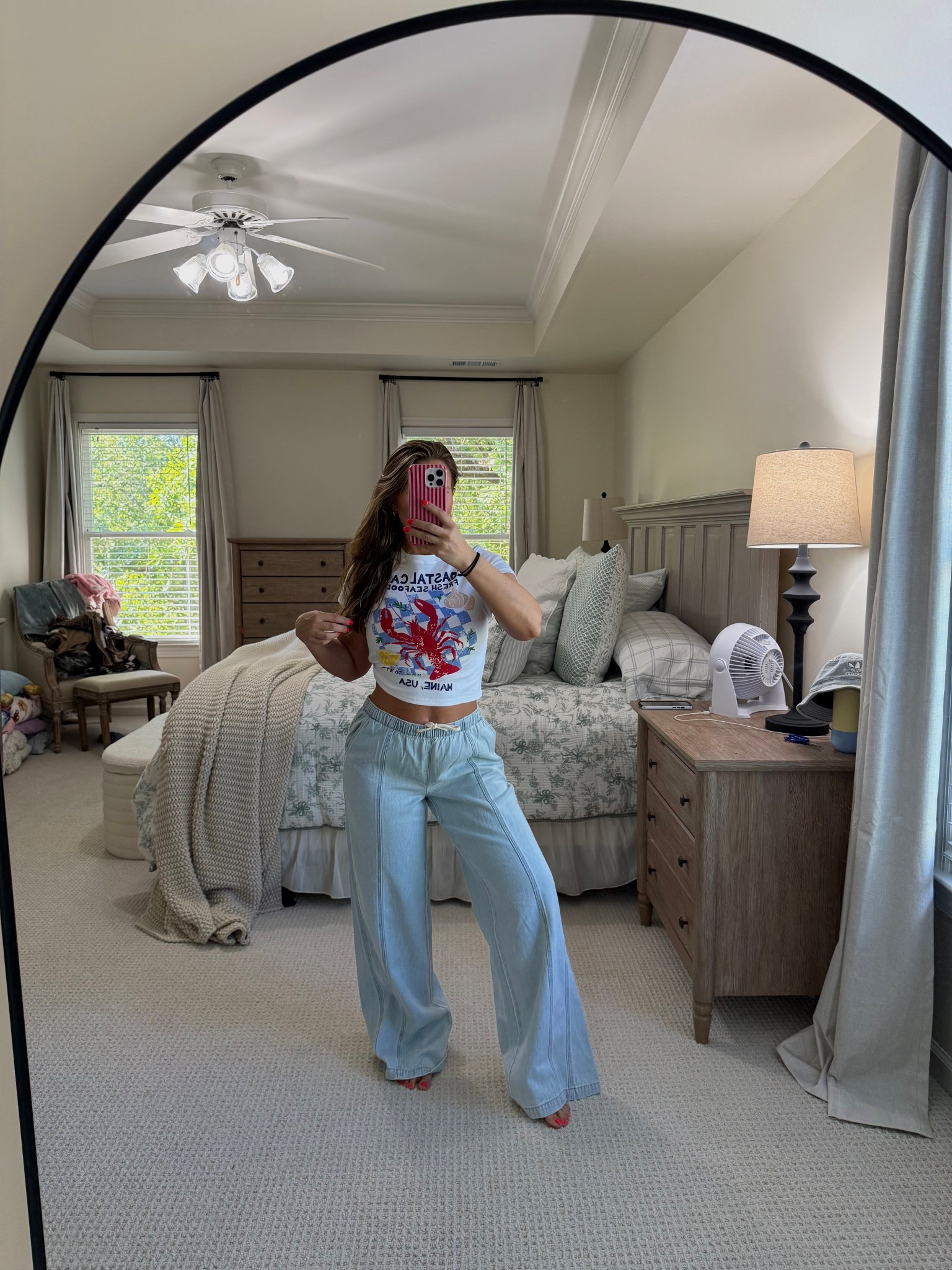 these baby tees are so cute! & love these drawstring jeans! #walmart #walmartfashion #fashion

#LTKootd #LTKgrwm