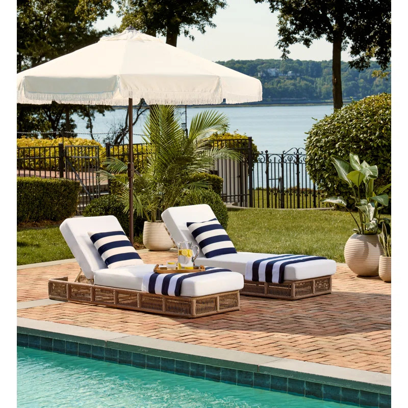 Langley Outdoor Rope Chaise Lounge | Wayfair North America