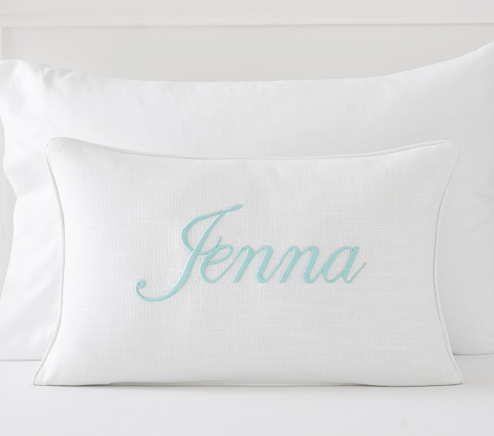 Monogram Name Pillow Cover | Pottery Barn Kids