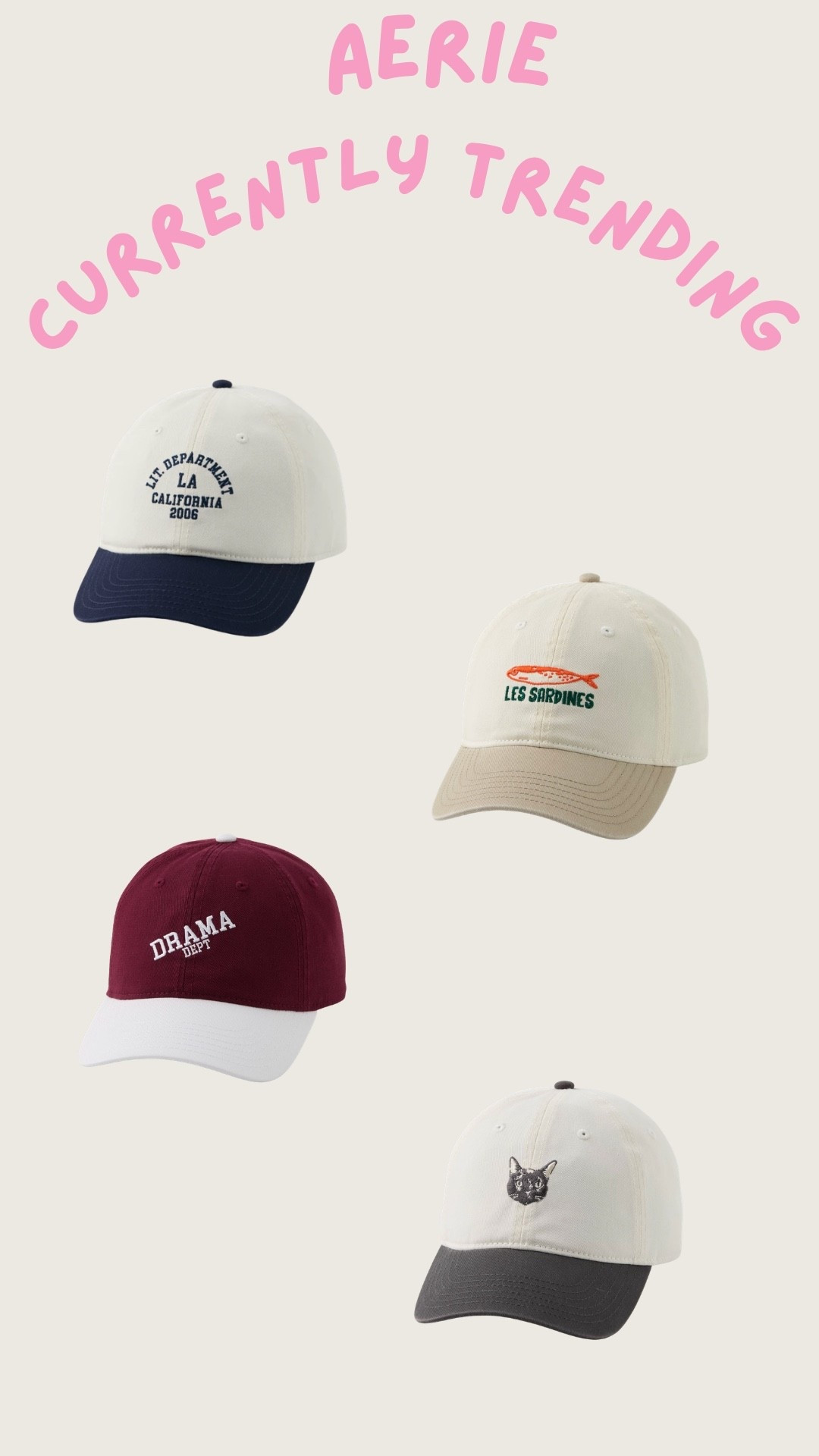 Hats from aerie that are currently trending!

#LTKootd #LTKmomlife #LTKSeasonal