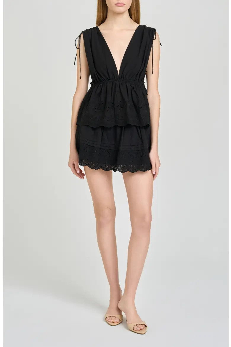 x Hannah Lovey Porter Goldie Cotton Eyelet Top (Nordstrom Exclusive) (Women) | Nordstrom | Nordstrom