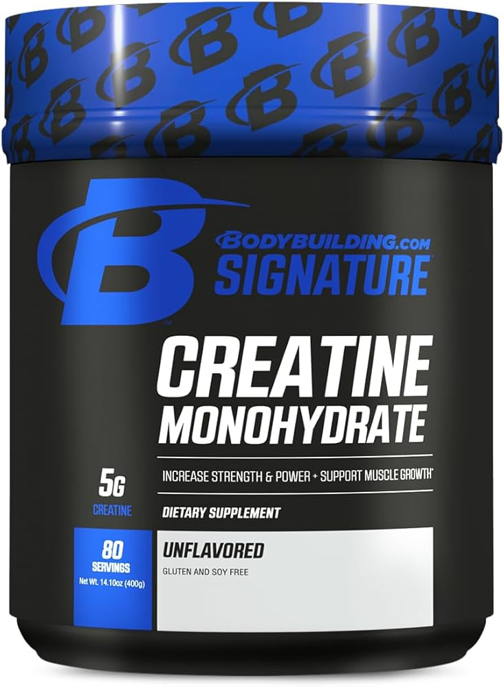 Bodybuilding.com Signature Creatine Monohydrate Powder, Pure Creatine, Muscle Size, Strength, Pow... | Amazon (US)