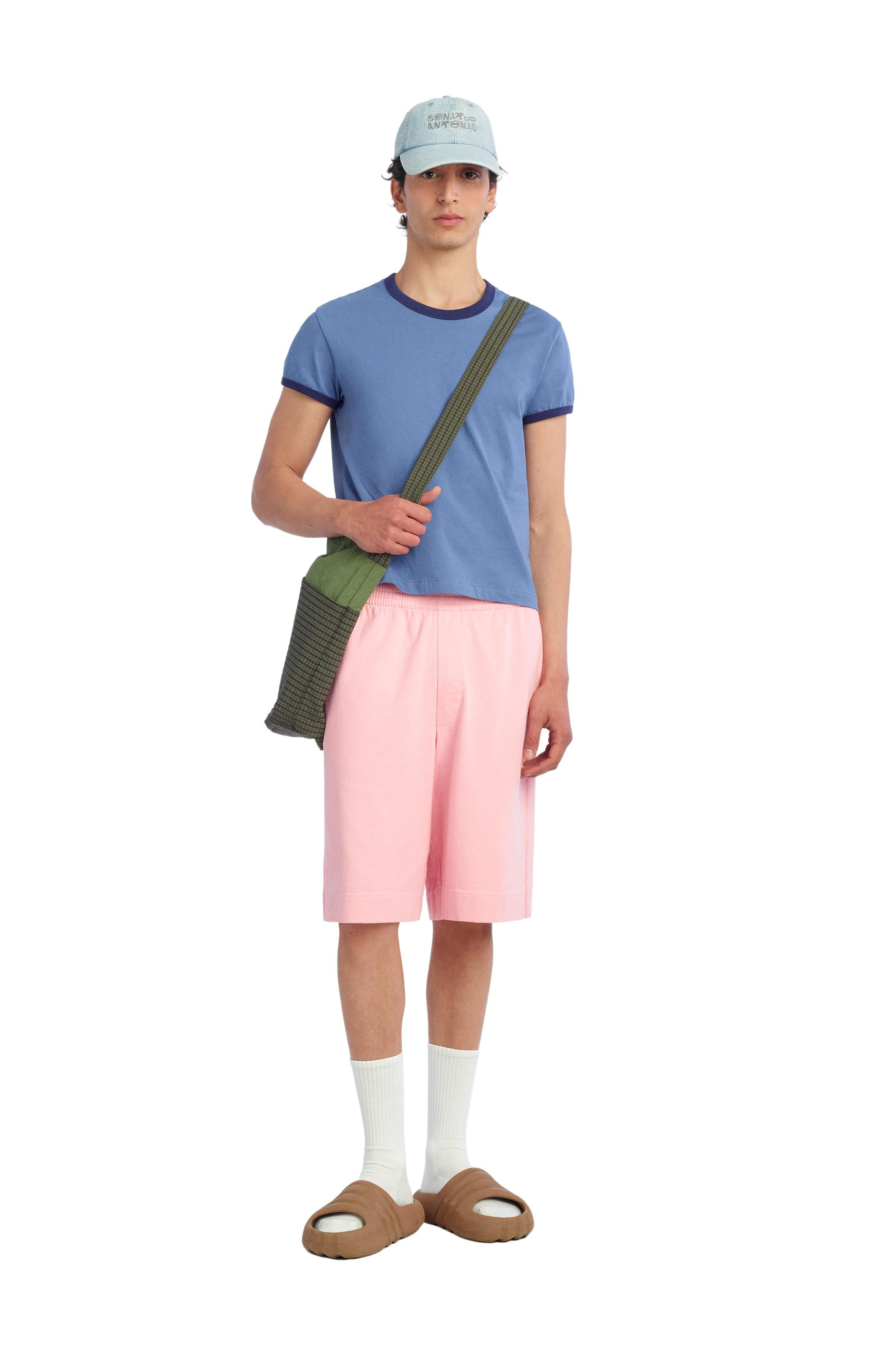 CONTRAST RIB SLIM CROPPED FIT T-SHIRT | Zara US