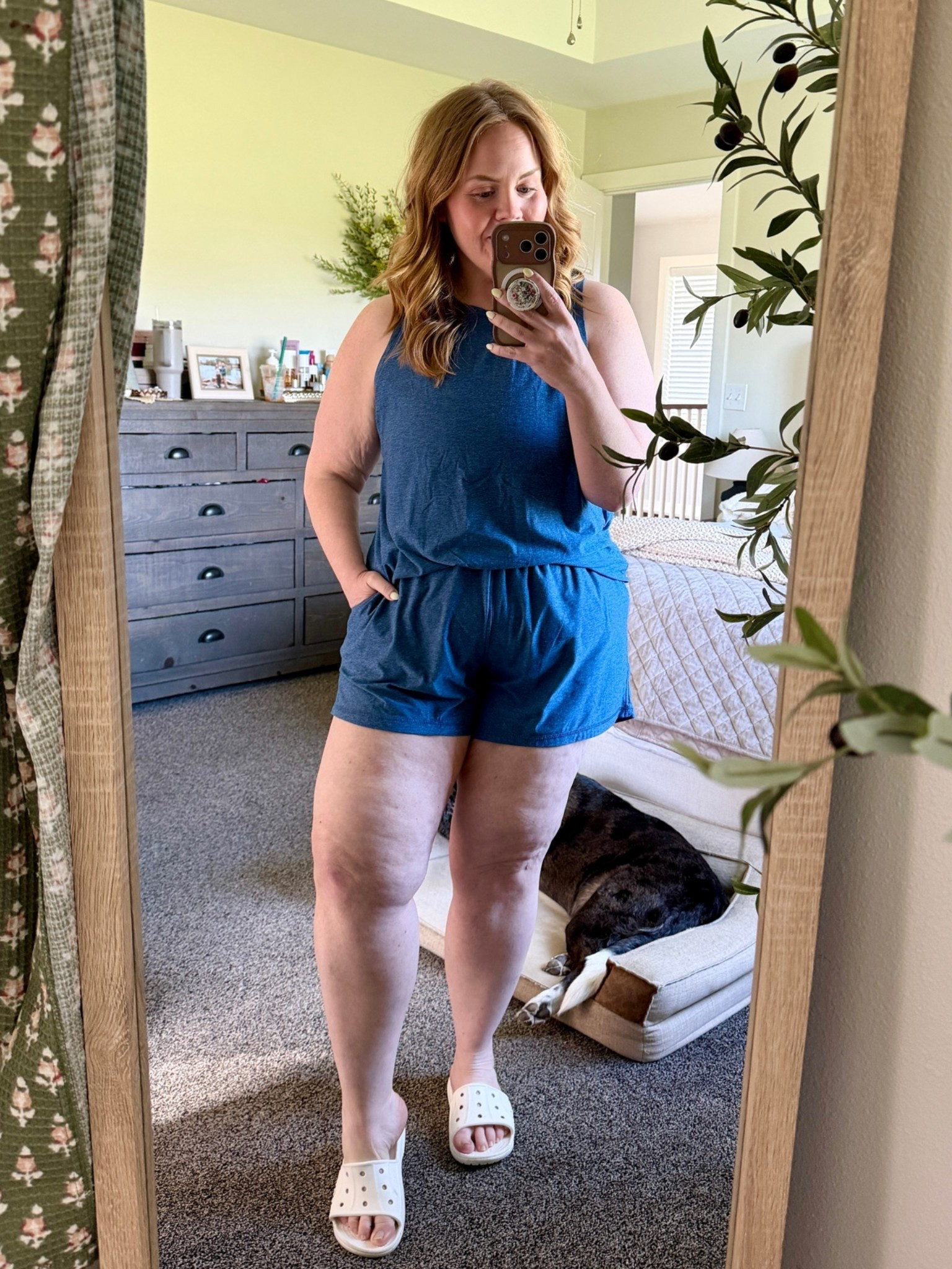 The softest matching set. Wearing an XL in both, could do a L.

#LTKootd #LTKMidsize #LTKmomlife