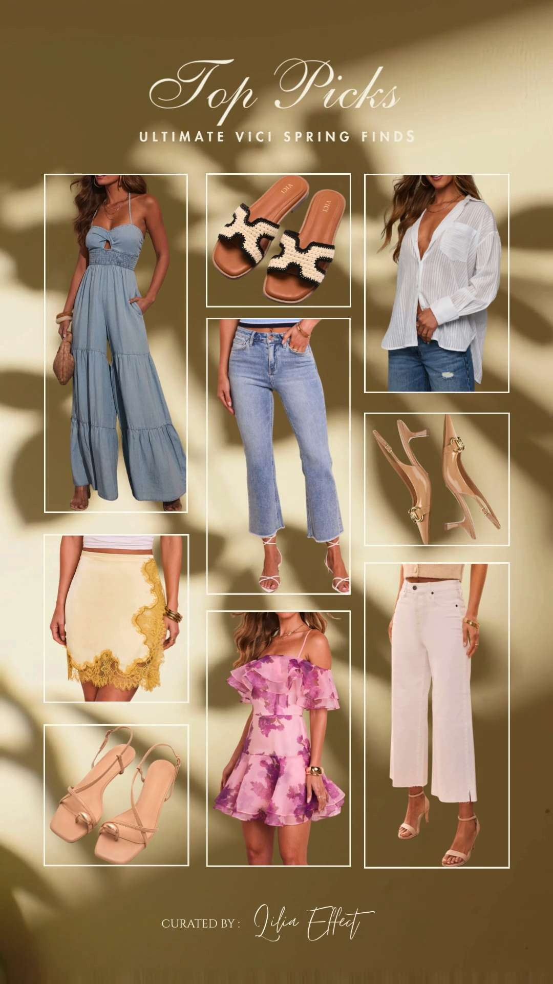 Top picks — ultimate VICI spring finds 🤍 Effortless, feminine pieces I’ll be wearing on repeat this season. 

Use my code **LILIA35** (valid until 04/30) for a little extra love ✨
 

 #LTKgrwm #LTKootd