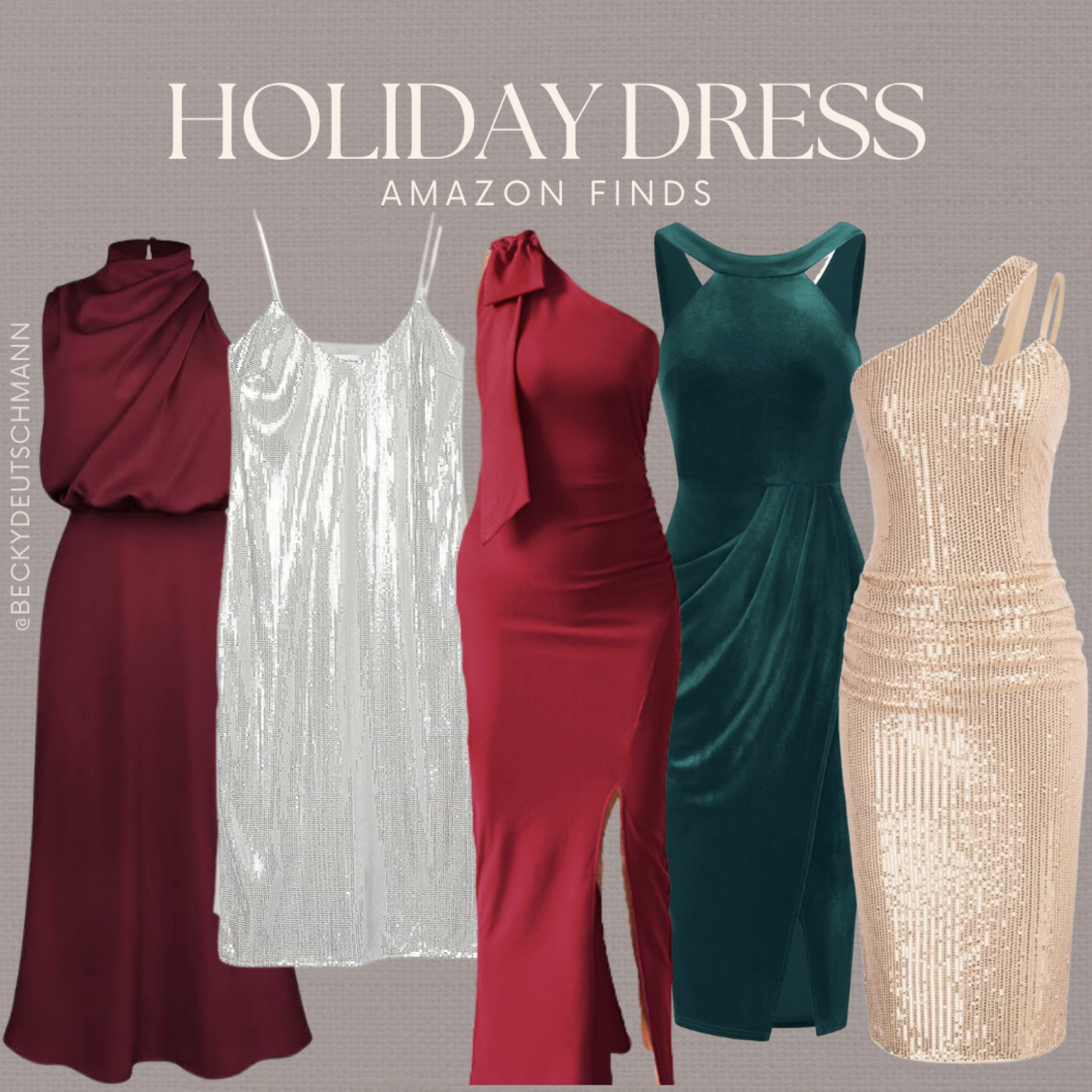 Holiday dresses for less - all available on Amazon for under $100! 

#LTKfindsunder100 #LTKparties #LTKHoliday