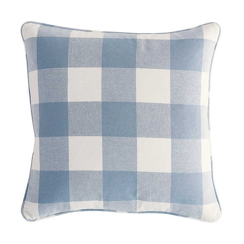 Buffalo Check Pillow Cover - Cornflower - Ballard Designs | Ballard Designs, Inc.