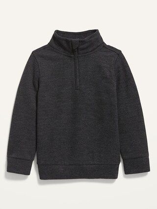 1/4-Zip French Rib Sweater for Toddler Boys | Old Navy (US)