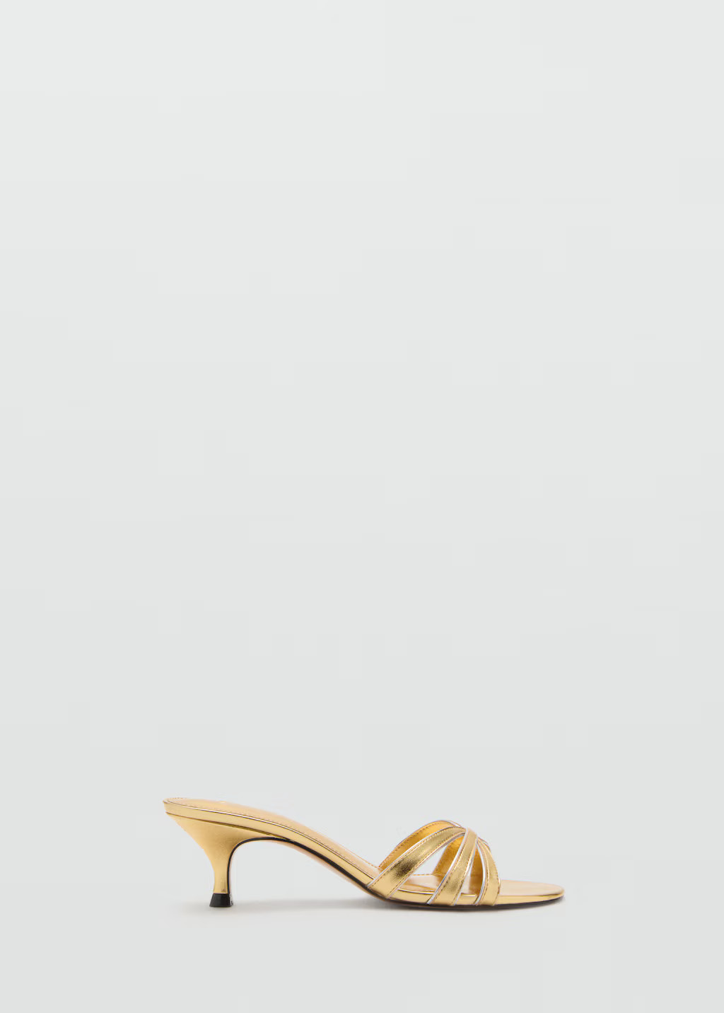 Kitten heel sandals with straps | MANGO (UK)