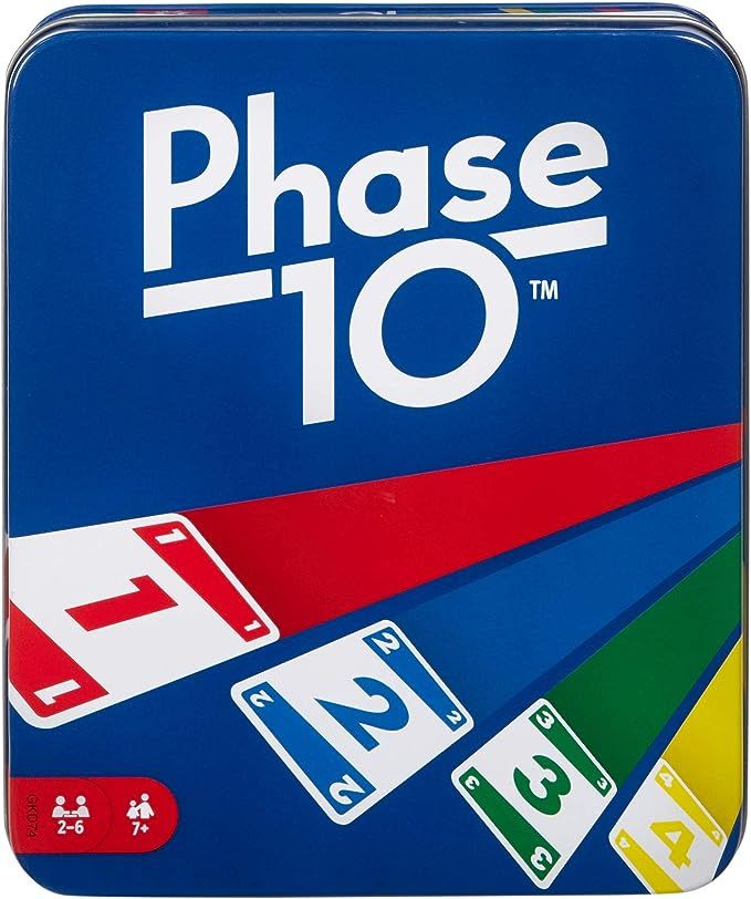 Phase 10 Card Game with 108 Cards, Makes a Great Gift for Kids, Family or Adult Game Night, Ages ... | Amazon (US)