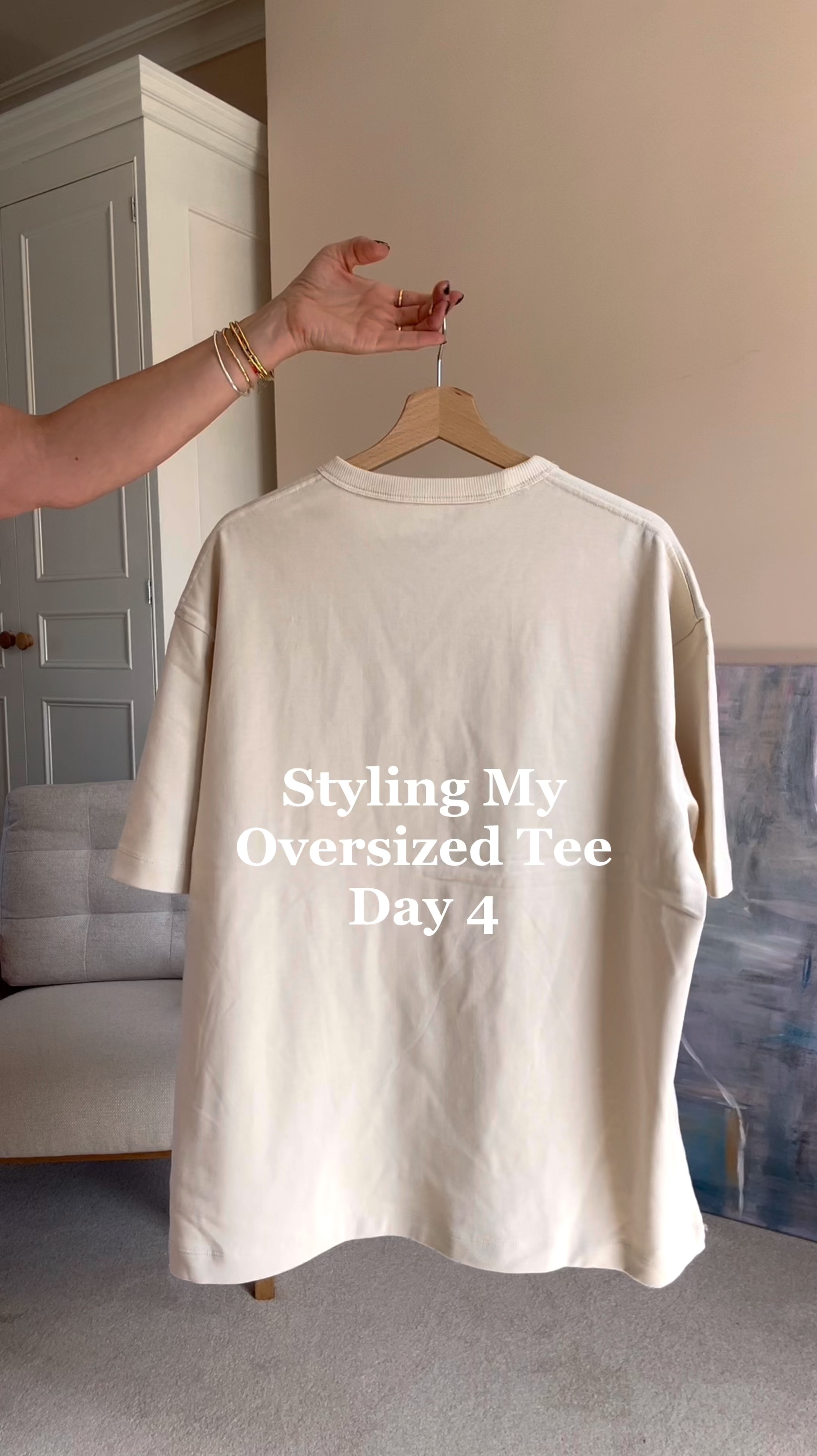 Styling my Oversized Tee Day 4 
Changing proportions today with my balloon shape trousers. Simple style tips like rolling up sleeves, tucking in make a different look to the outfit. 
I’m wearing a Large in the tee. 
A size 10 in the trousers, I sized down 

#oversizedtee #midsizeoutfits #midsizestyle #casuallook #basic #ootd #styleitreal 

#LTKover50style #LTKstyletip #LTKmidsize